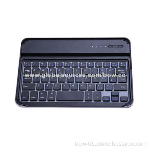 Wireless Bluetooth 3.0 Keyboard Case for iPad Mini 1/2 with 3.0-4.2V Operating Voltage
